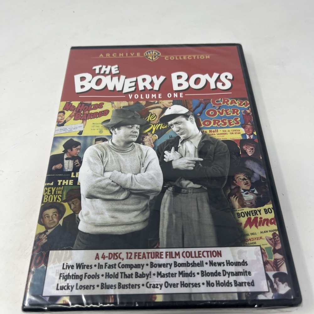 THE BOWERY BOYS VOLUME 1 One New Sealed 4 DVD Warner Archive‎ Collection